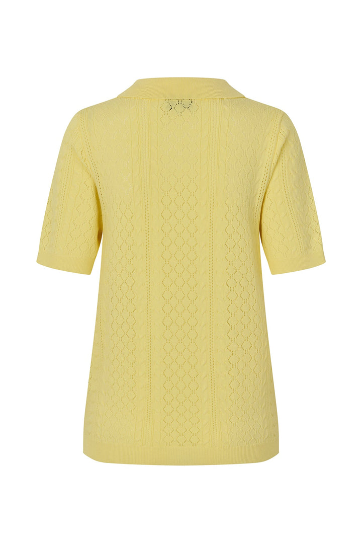 Lollys Laundry I Alaia Polo Knit I 96 Neon Yellow