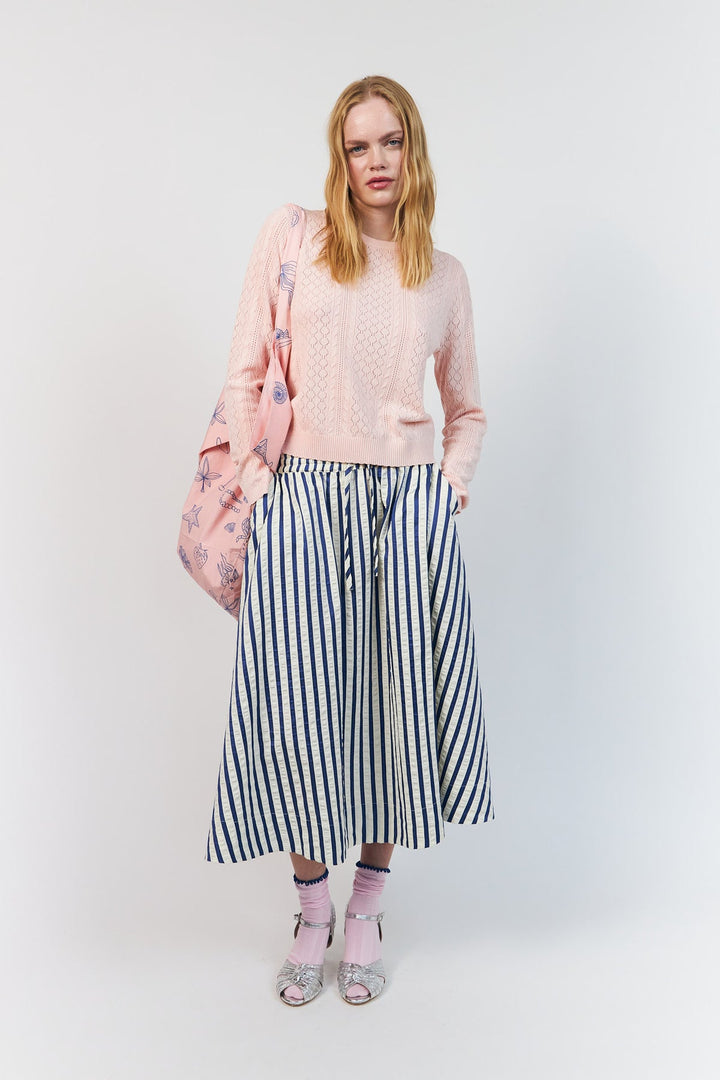 Lollys Laundry I Bristol Midi Skirt I 20 Blue
