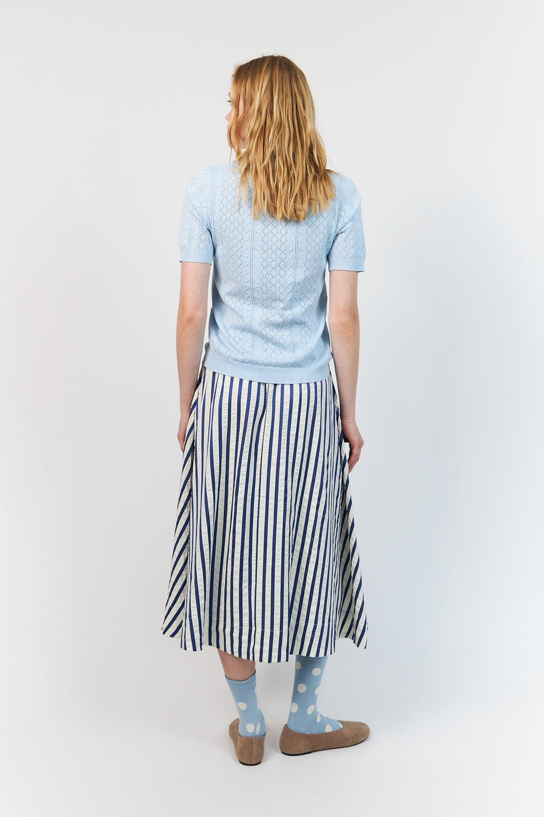 Lollys Laundry I Bristol Midi Skirt I 20 Blue