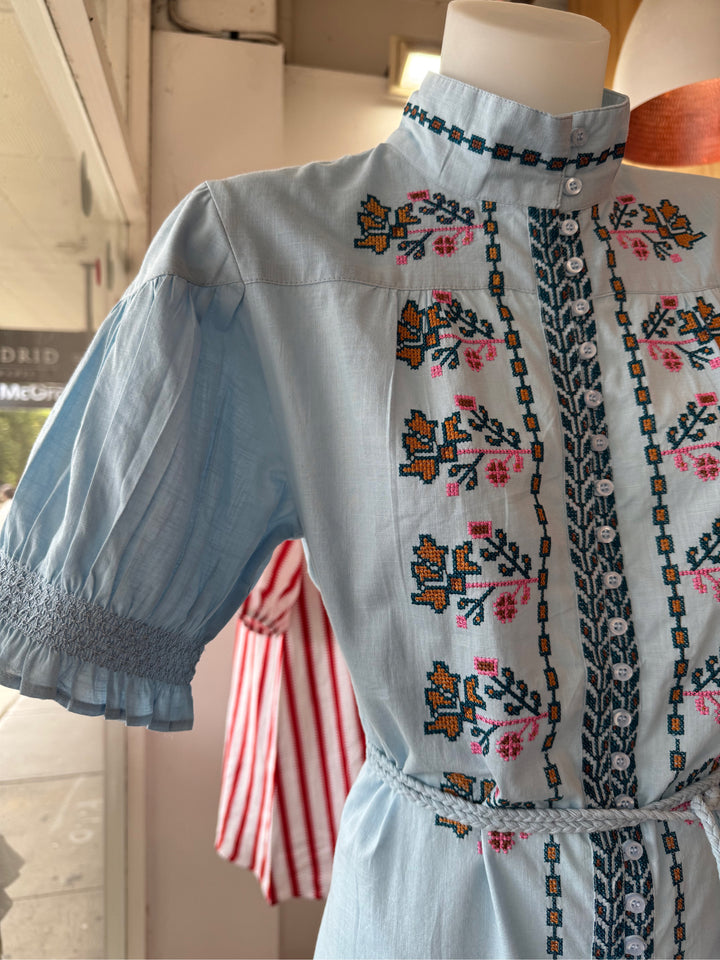 Lola | July Midi Dress - Dakota Blue