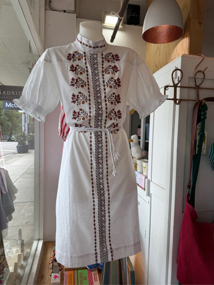 Lola | July Midi Dress - Dakota White