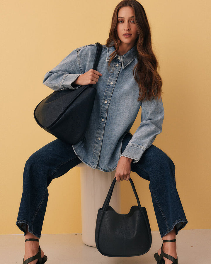 Elms + King | Capri Tote | Navy