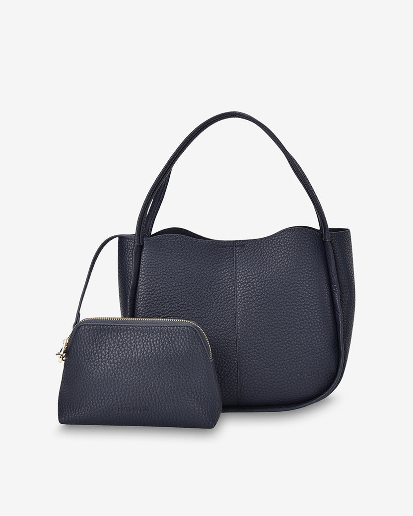 Elms + King | Capri Tote | Navy