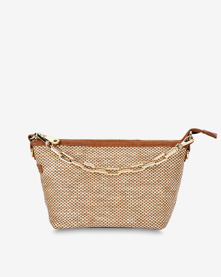 Elms + King | Leyton CrossBody | Raffia - Dutch Hideout
