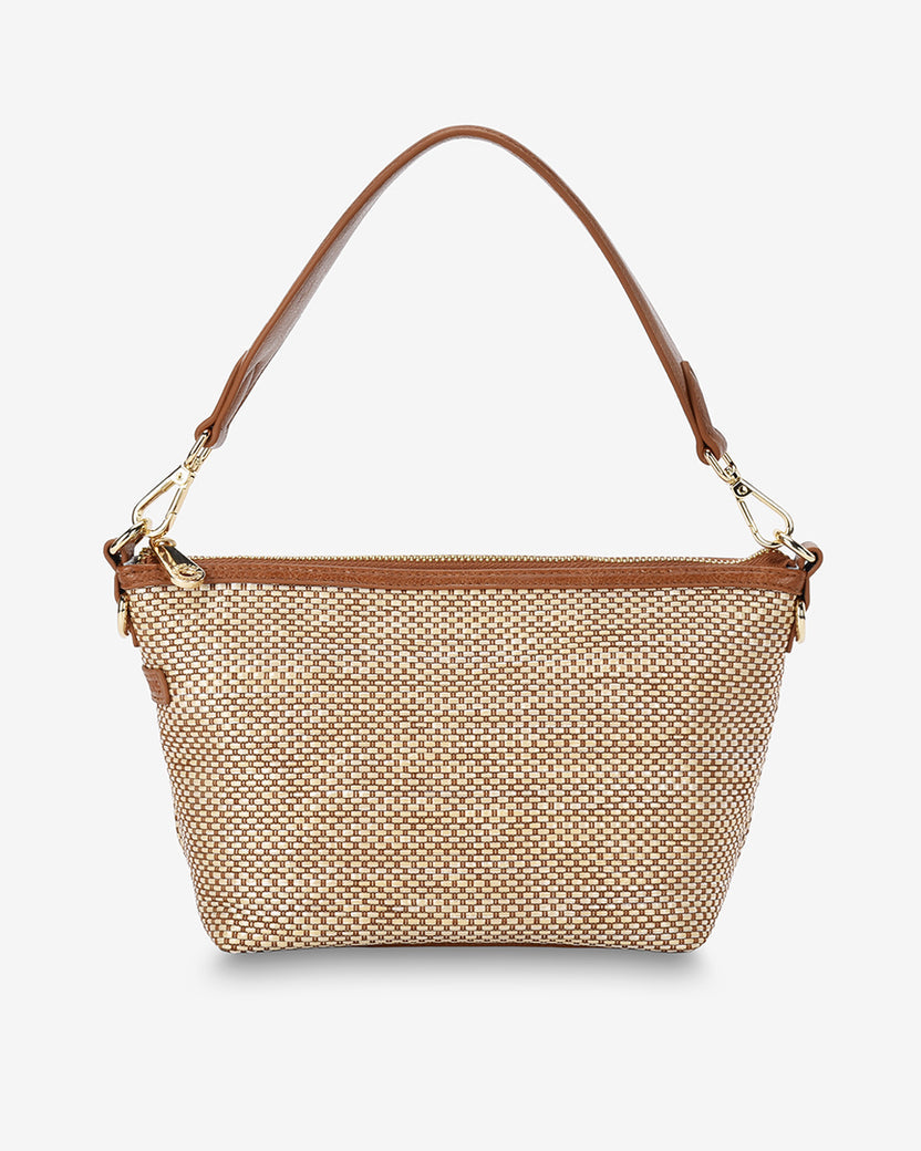 Elms + King | Leyton CrossBody | Raffia - Dutch Hideout
