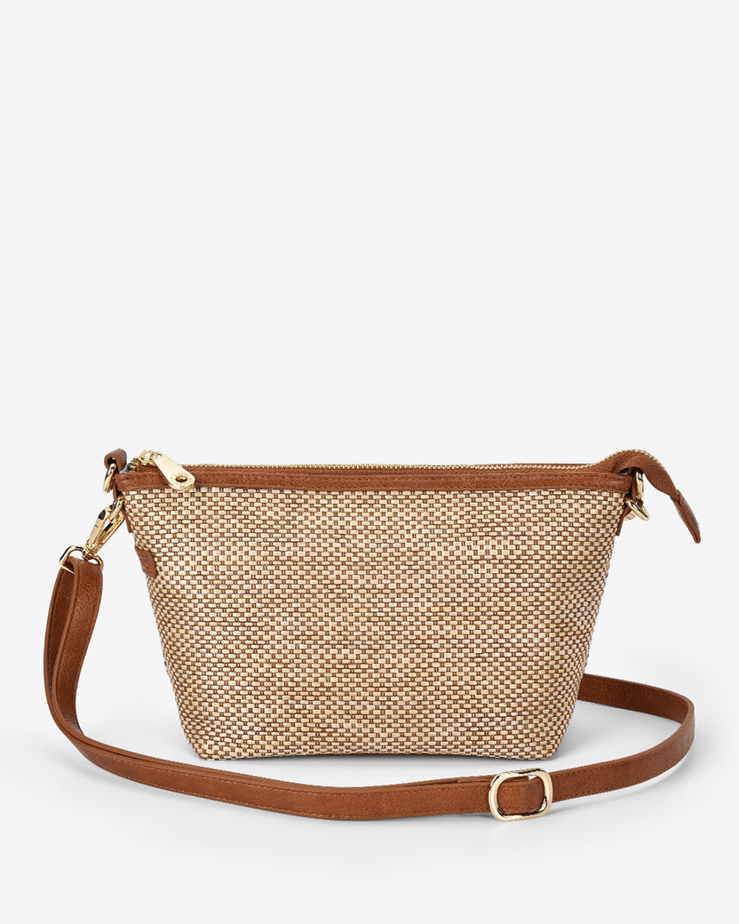Elms + King | Leyton CrossBody | Raffia - Dutch Hideout