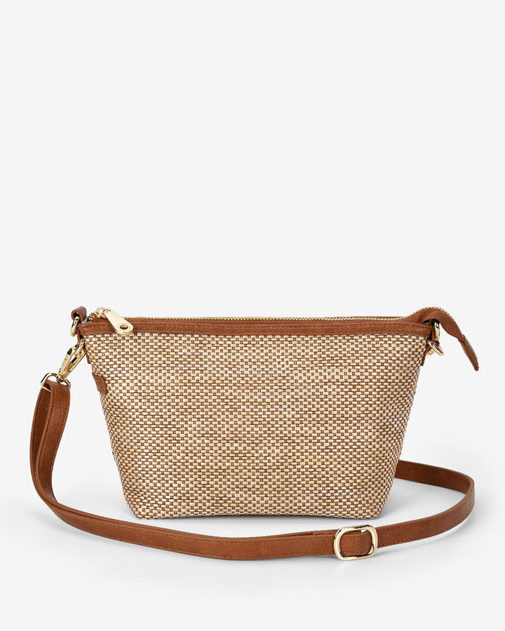 Elms + King | Leyton CrossBody | Raffia - Dutch Hideout