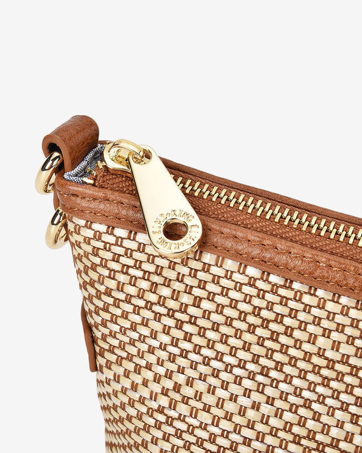 Elms + King | Leyton CrossBody | Raffia - Dutch Hideout
