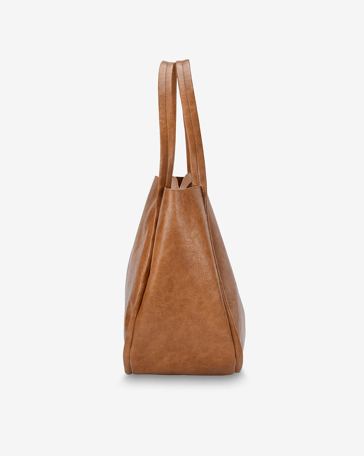 Elms + King | Capri Shoulder Bag | Tan Pebble - Dutch Hideout