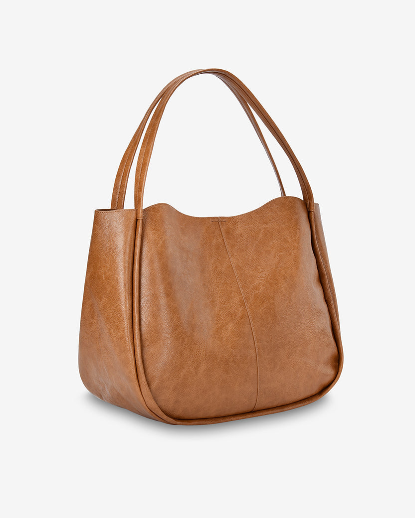 Elms + King | Capri Shoulder Bag | Tan Pebble - Dutch Hideout
