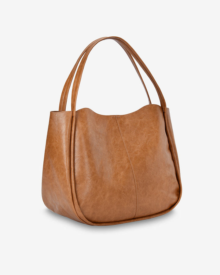 Elms + King | Capri Shoulder Bag | Tan Pebble - Dutch Hideout