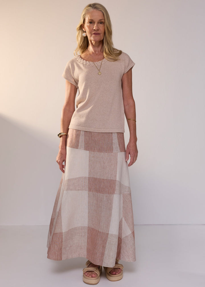 POL Clothing | Braid Knit Top | Blush - Dutch Hideout