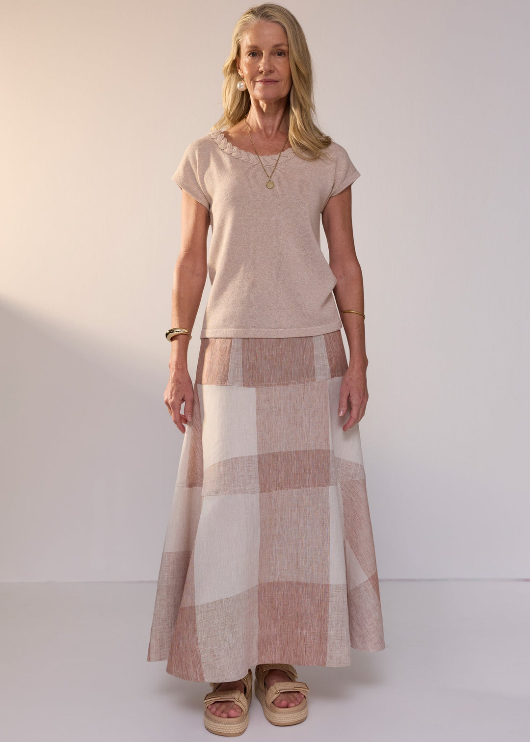 POL Clothing | Braid Knit Top | Blush - Dutch Hideout