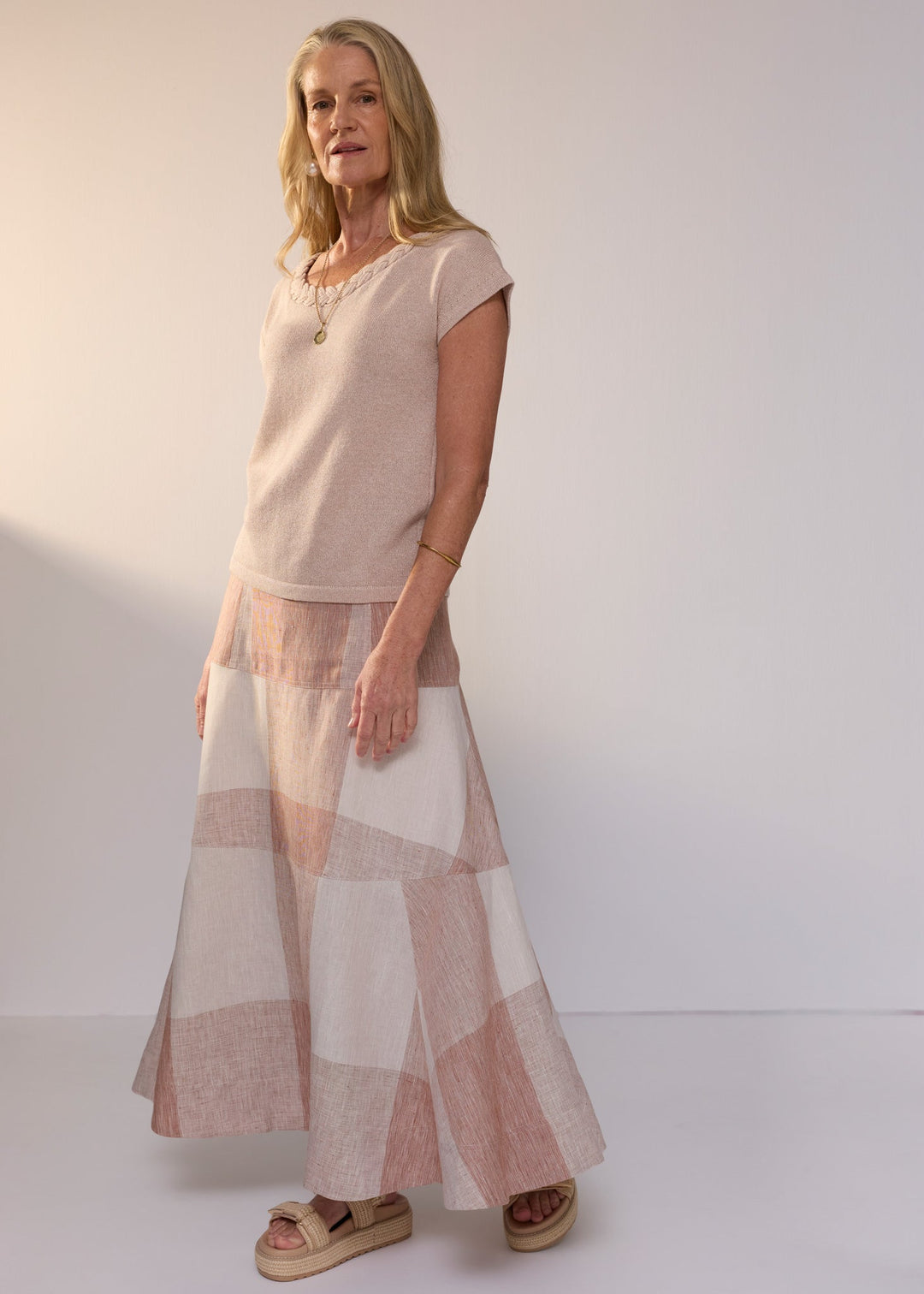 POL Clothing | Braid Knit Top | Blush - Dutch Hideout