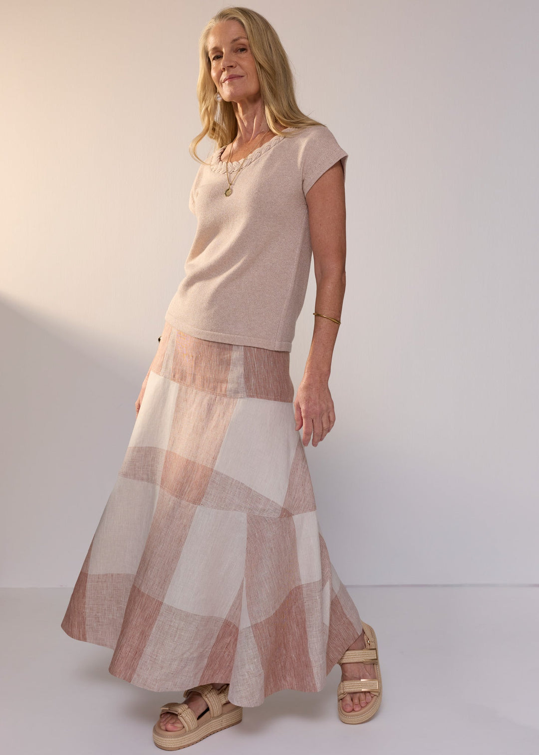 POL Clothing | Braid Knit Top | Blush - Dutch Hideout