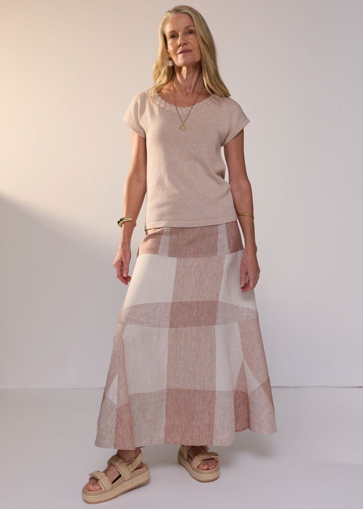 POL Clothing | Braid Knit Top | Blush - Dutch Hideout