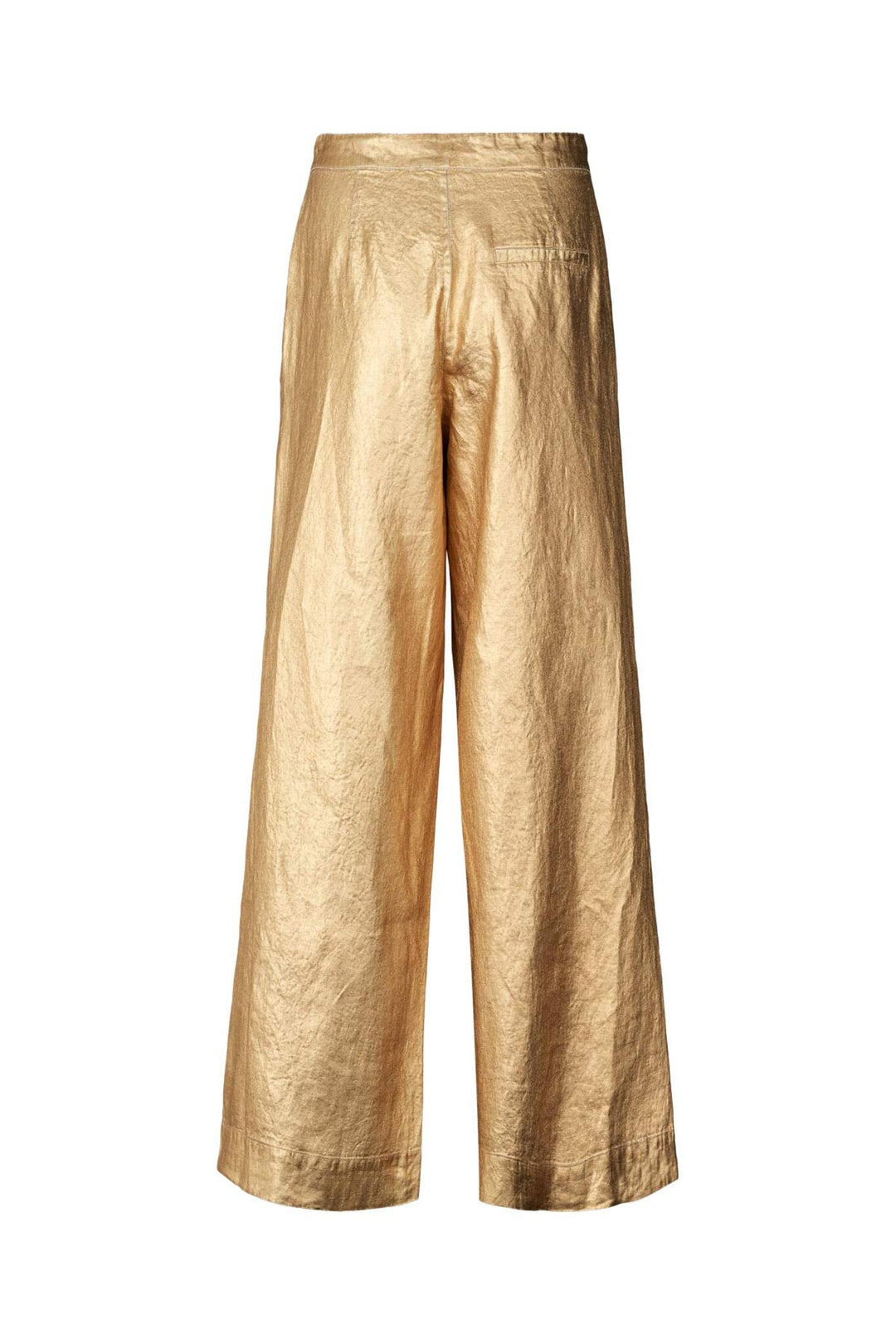 Rabens Saloner | Inja Midas Gold Wide Leg Pant | Gold