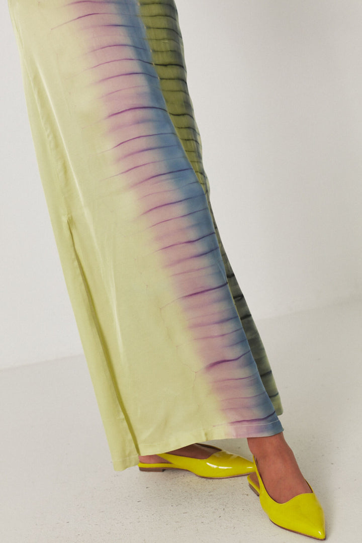 Rabens Saloner | Isold Macaw Skirt | Lime Combo