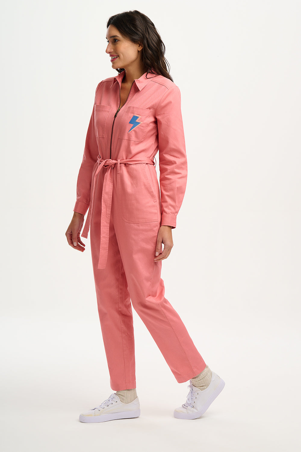 Sugarhill Brighton | Anwen Jumpsuit | Rose Pink, Lightning