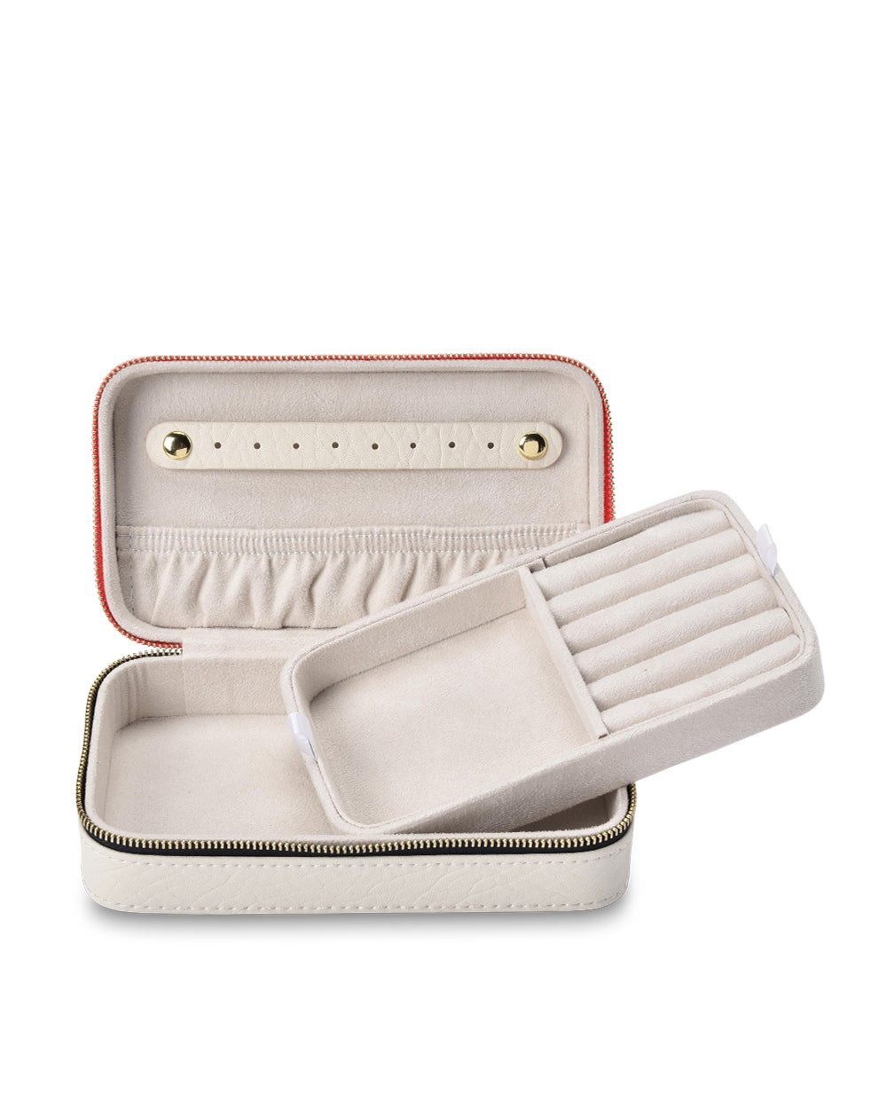 Elms + King | Large Jewellery Case | Chalk - Dutch Hideout