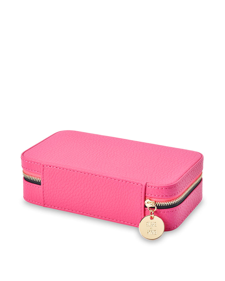 Elms + King | Large Jewellery Case | Fuchsia - Dutch Hideout