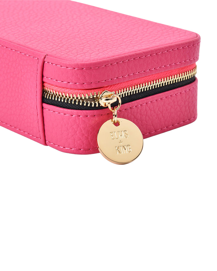 Elms + King | Large Jewellery Case | Fuchsia - Dutch Hideout