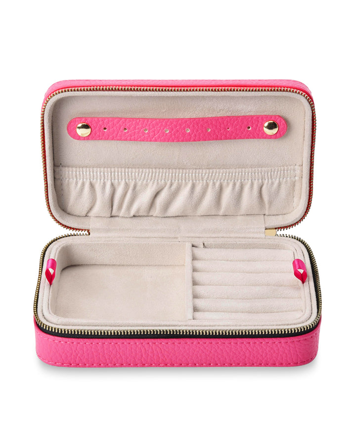 Elms + King | Large Jewellery Case | Fuchsia - Dutch Hideout