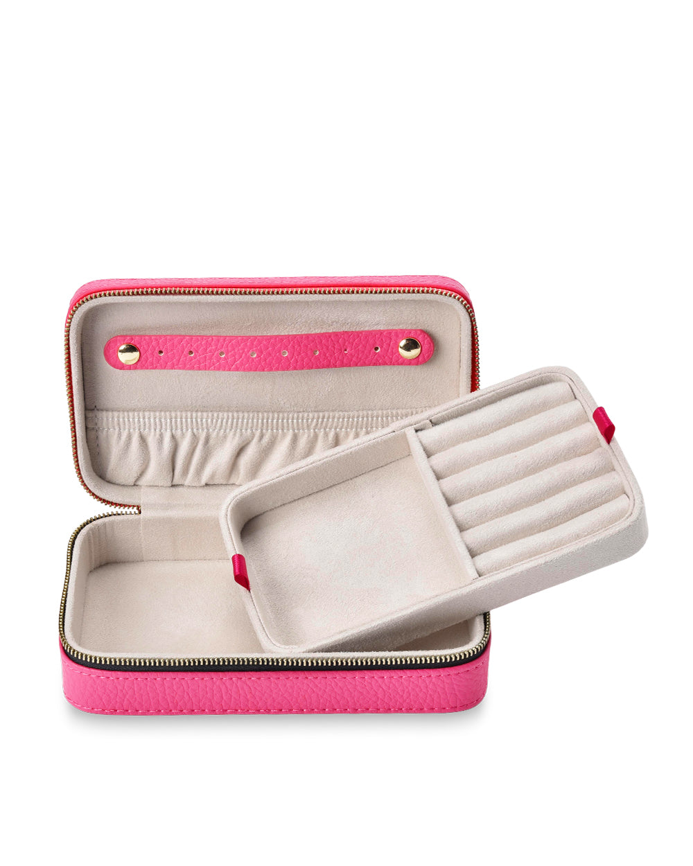 Elms + King | Large Jewellery Case | Fuchsia - Dutch Hideout