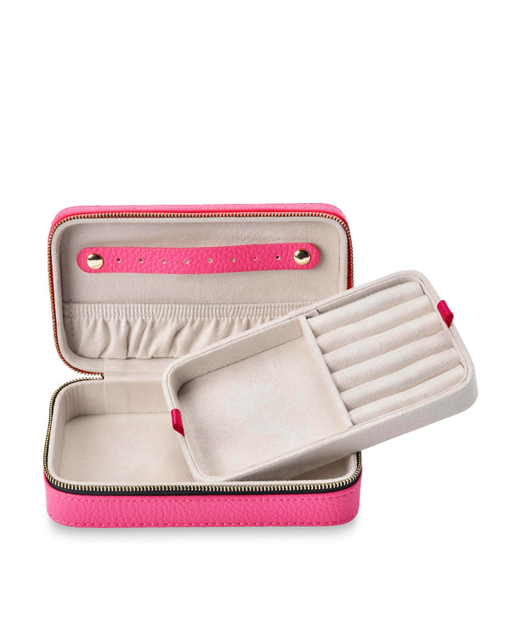 Elms + King | Large Jewellery Case | Fuchsia - Dutch Hideout