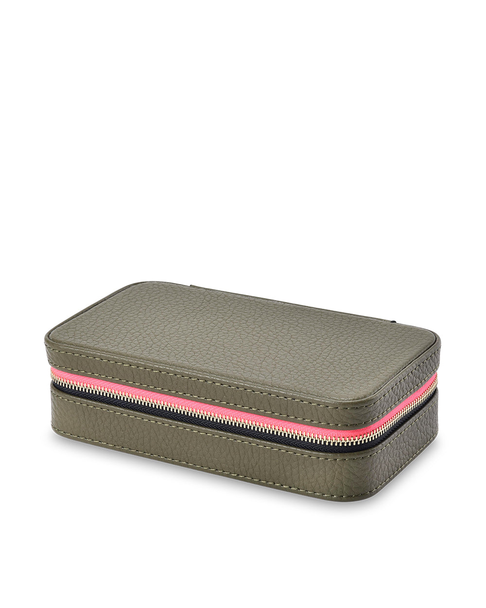 Elms + King | Large Jewellery Case | Khaki - Dutch Hideout