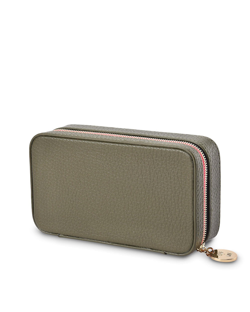 Elms + King | Large Jewellery Case | Khaki - Dutch Hideout