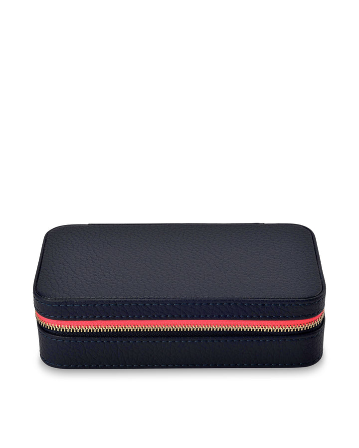 Elms + King | Large Jewellery Case | Navy - Dutch Hideout