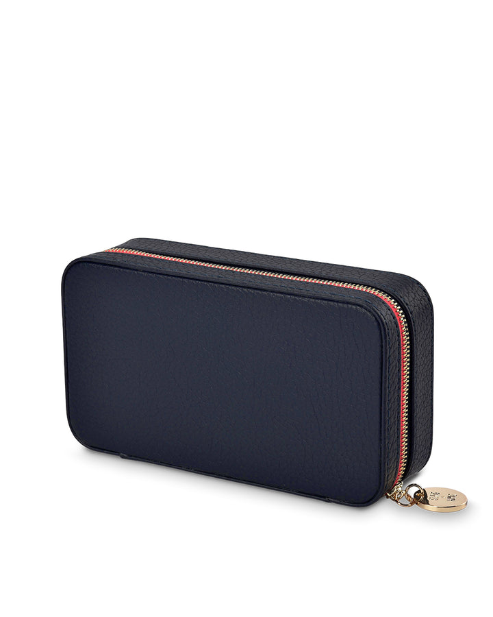 Elms + King | Large Jewellery Case | Navy - Dutch Hideout