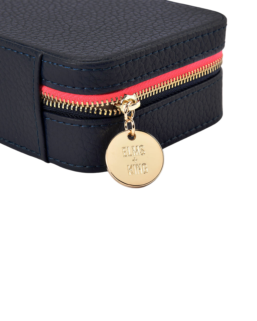 Elms + King | Large Jewellery Case | Navy - Dutch Hideout