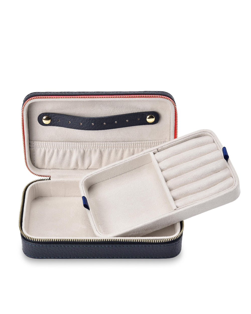 Elms + King | Large Jewellery Case | Navy - Dutch Hideout