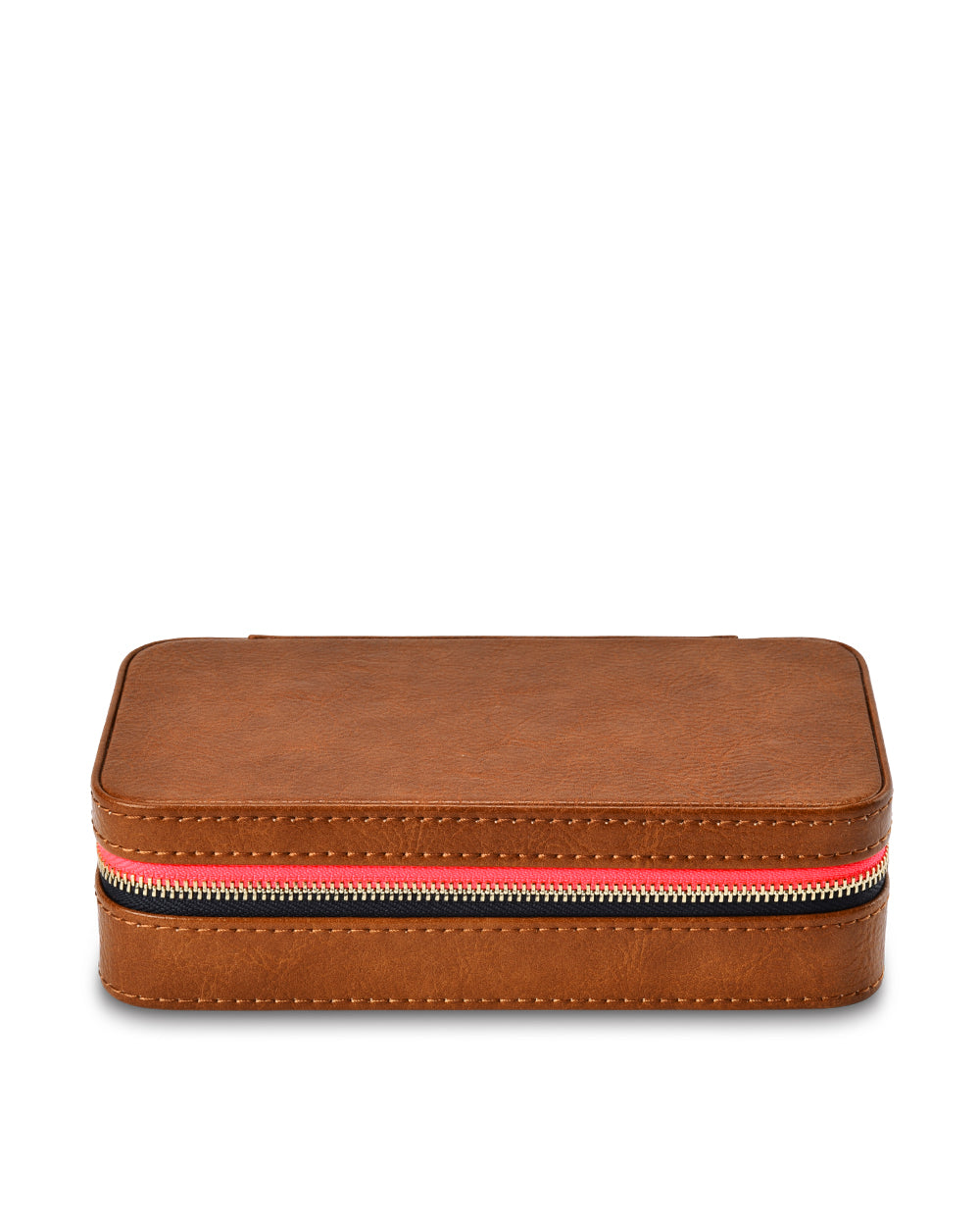 Elms + King | Large Jewellery Case | Tan Pebble - Dutch Hideout