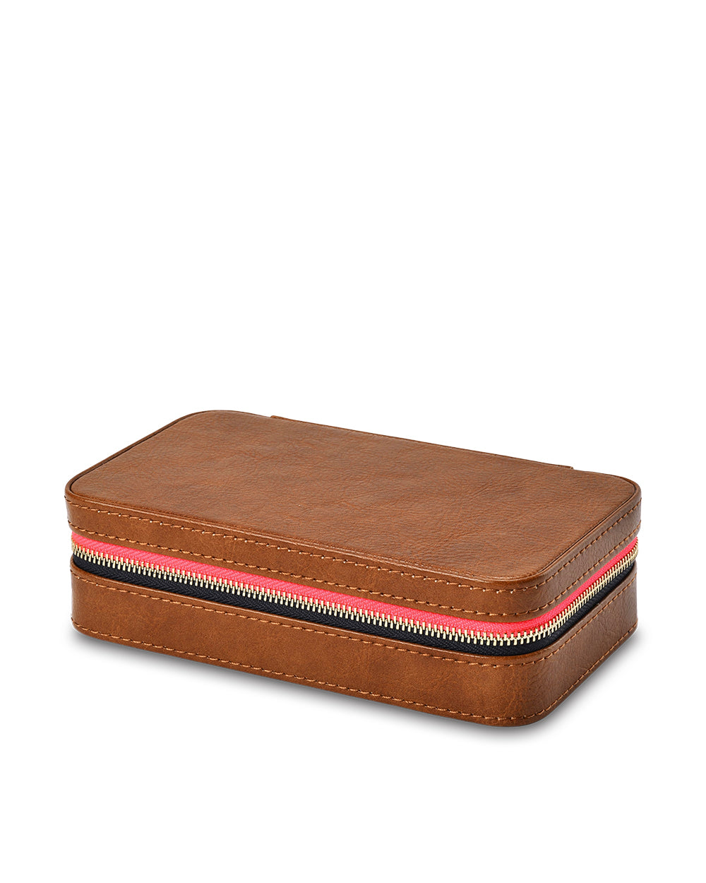 Elms + King | Large Jewellery Case | Tan Pebble - Dutch Hideout