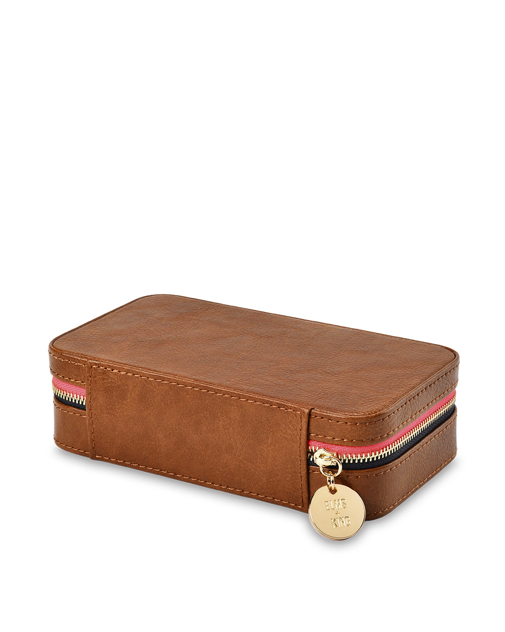 Elms + King | Large Jewellery Case | Tan Pebble - Dutch Hideout