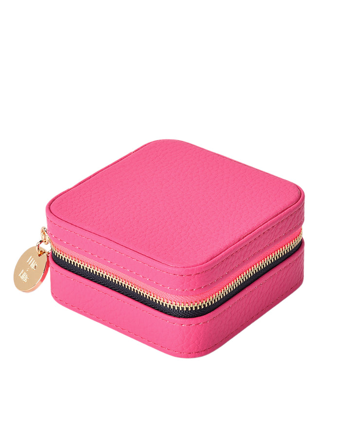 Elms + King | Jewellery Case | Fuchsia