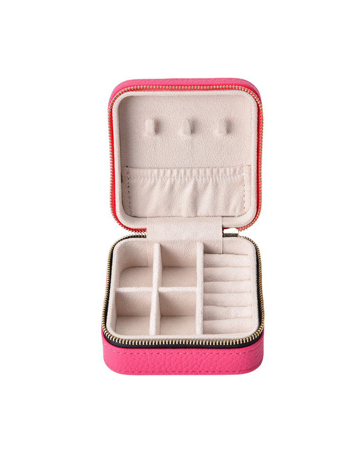 Elms + King | Jewellery Case | Fuchsia