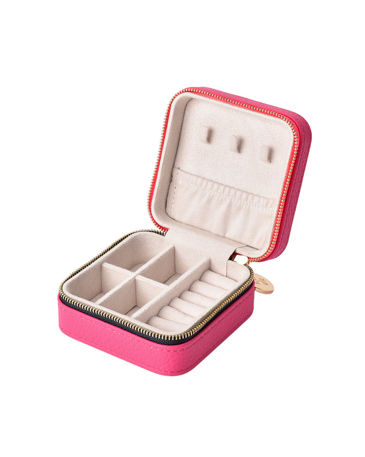 Elms + King | Jewellery Case | Fuchsia