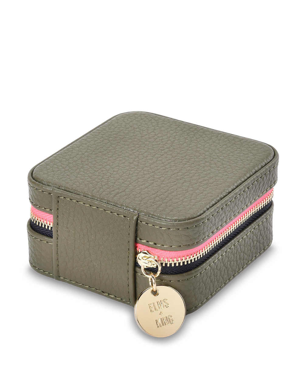 Elms + King | Jewellery Case | Khaki - Dutch Hideout