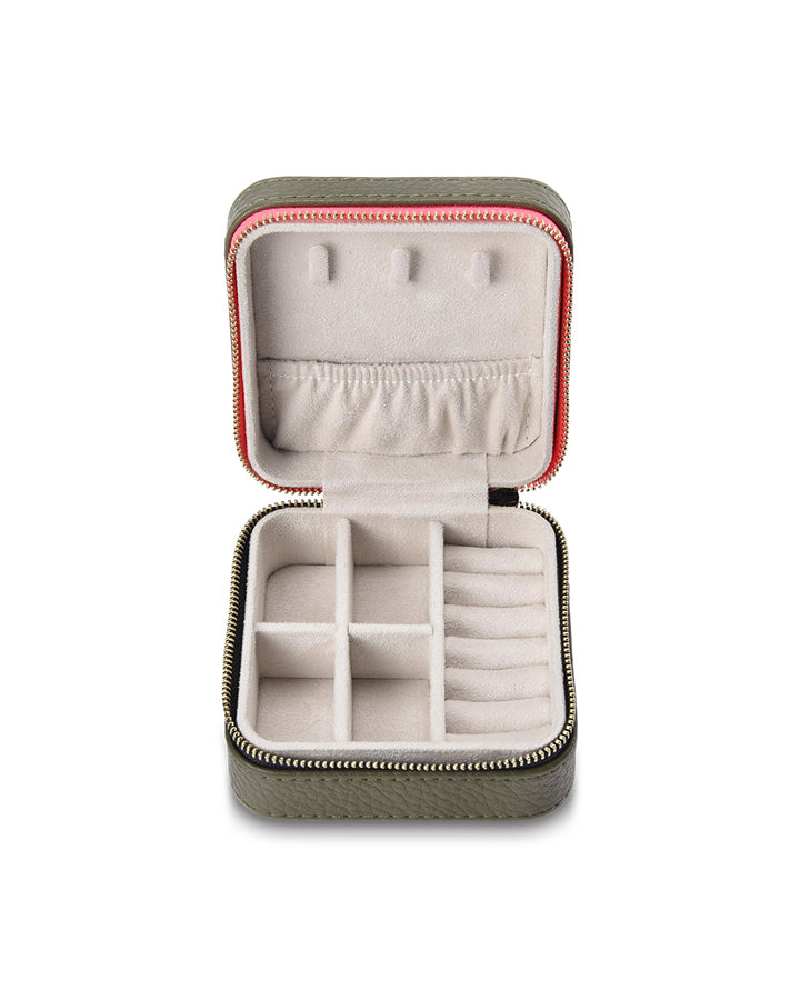Elms + King | Jewellery Case | Khaki - Dutch Hideout