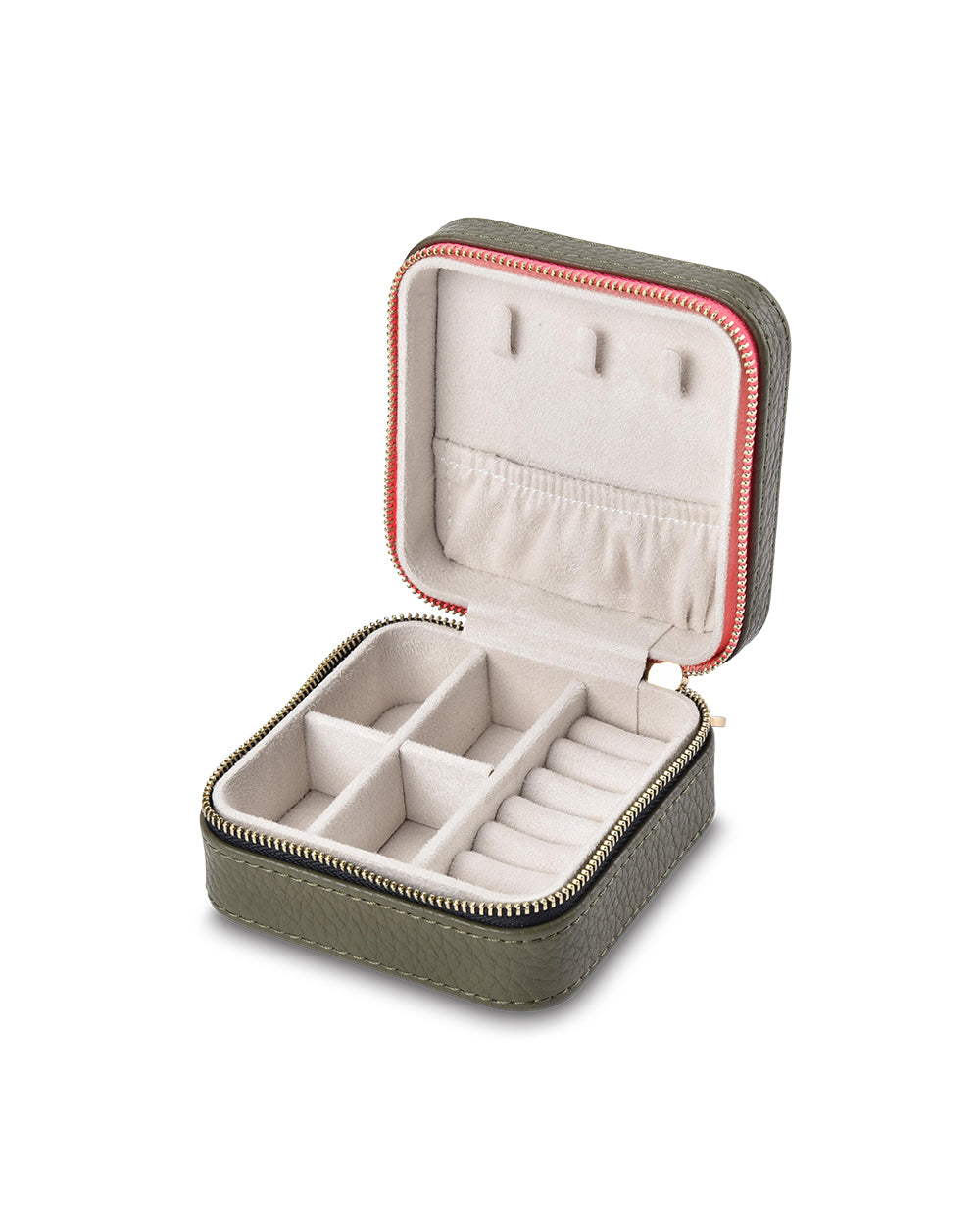 Elms + King | Jewellery Case | Khaki - Dutch Hideout