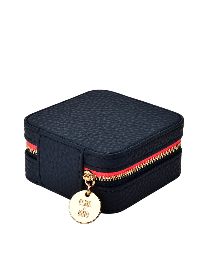 Elms + King | Jewellery Case | Navy