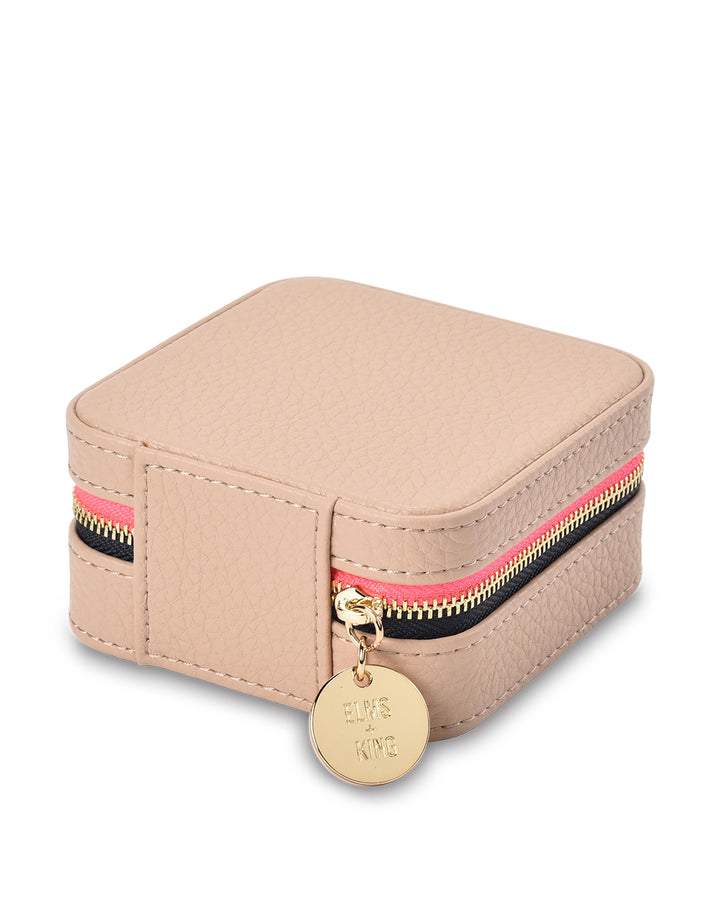 Elms + King | Jewellery Case | Neutral Pebble - Dutch Hideout