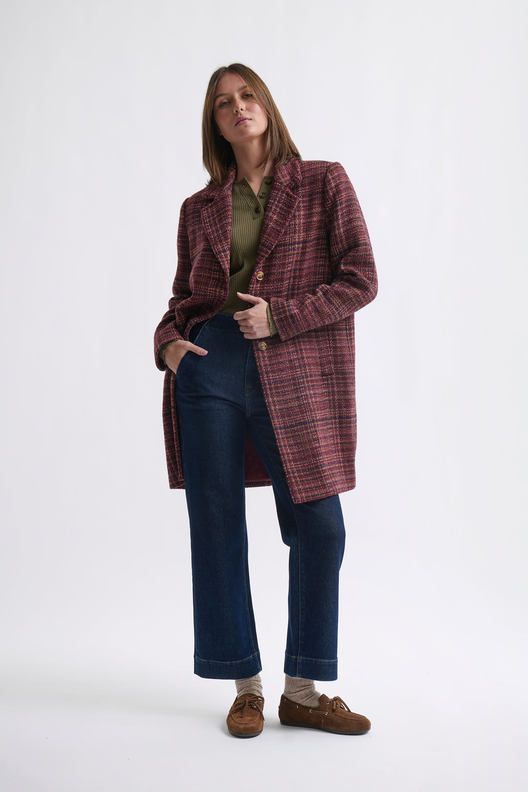 Kireina | Erica Coat | Speckled Pink - Dutch Hideout