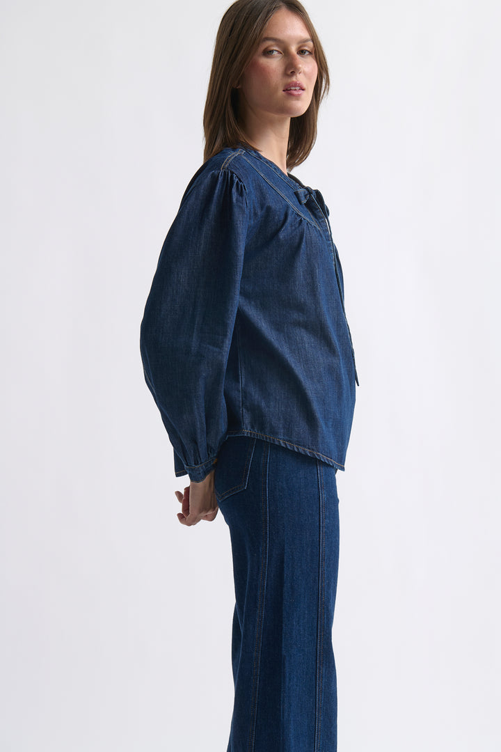 Kireina | Kelly Shirt | Palisade Blue - Dutch Hideout