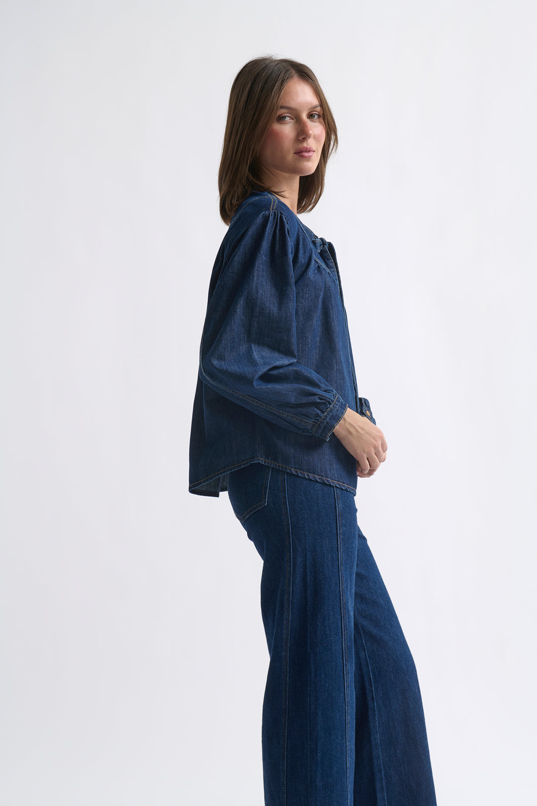 Kireina | Kelly Shirt | Palisade Blue - Dutch Hideout