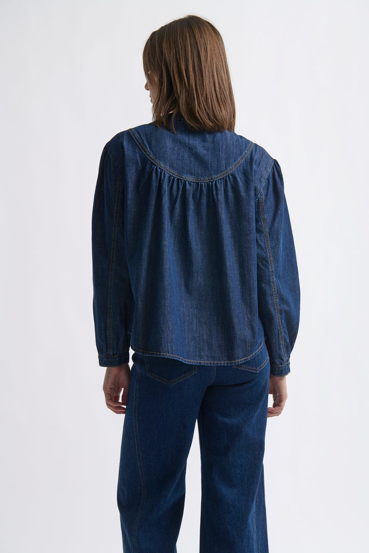 Kireina | Kelly Shirt | Palisade Blue - Dutch Hideout